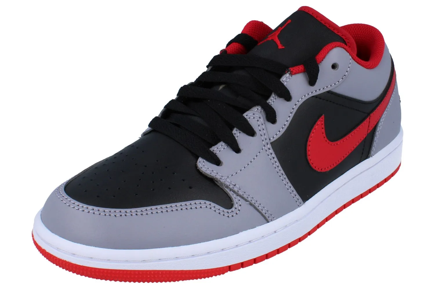 snug fit shoes Nike Air Jordan 1 Low Mens Trainers 553558 060