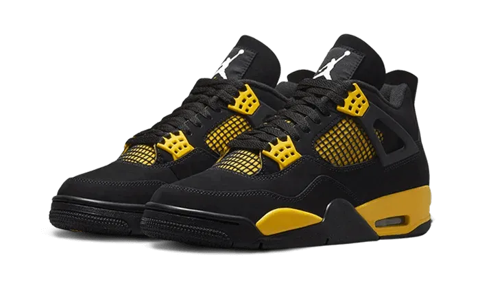 Air Jordan 4 Retro Thunder (2023) long - jump running shoes padded - tongue running option
