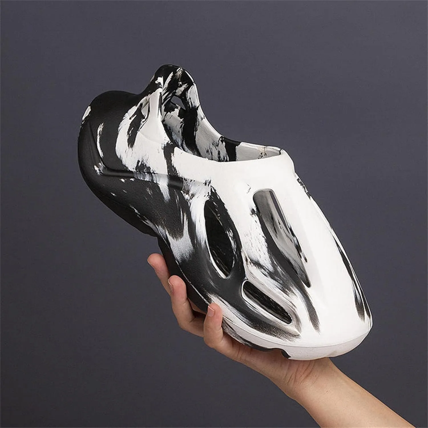 Foam Runner Shoes, Unisex Foam Runner Sneakers Pillow Cloud Shoes Non-Slip Lightweight Breathable Soft Fashion Sandals