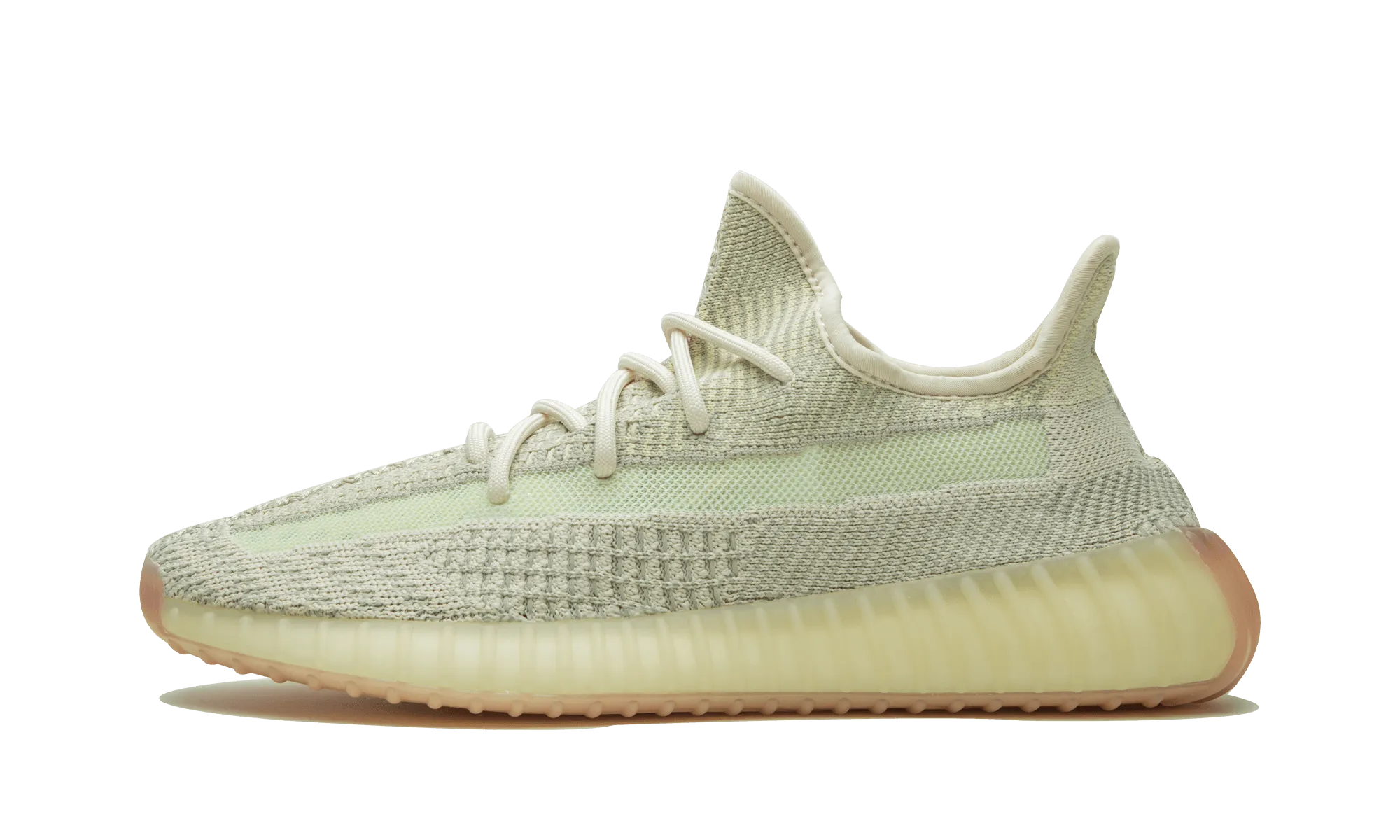 Yeezy Boost 350 V2 Citrin (Non-Reflective) Thick sole indoor mode