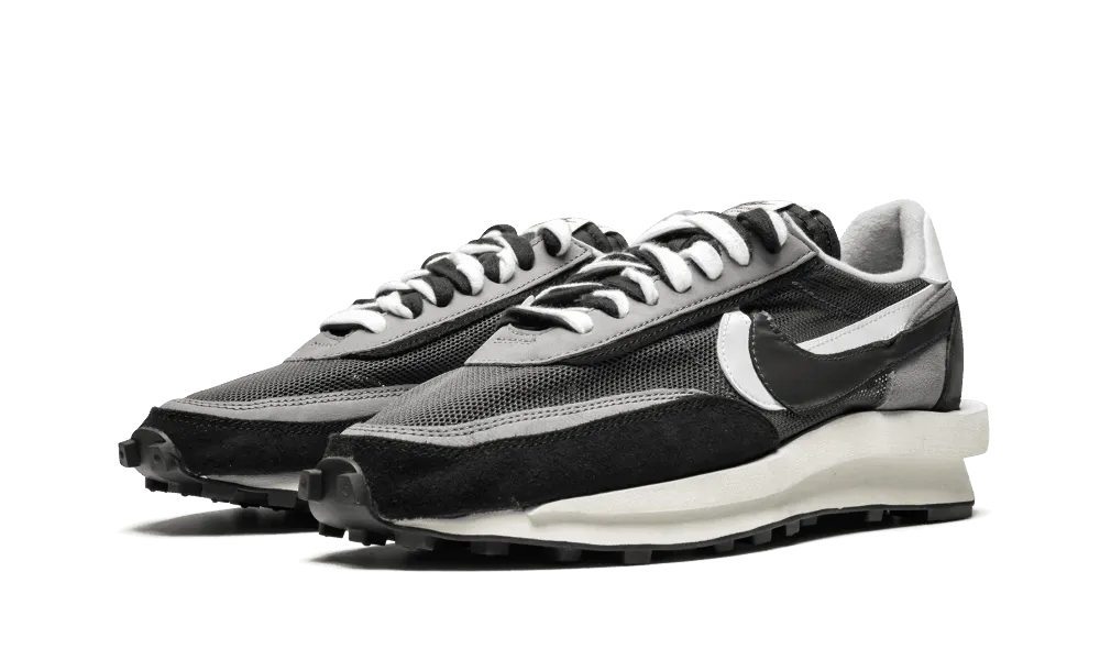 breathable fabric shoes unisex running shoes LD Waffle Sacai Black Anthracite