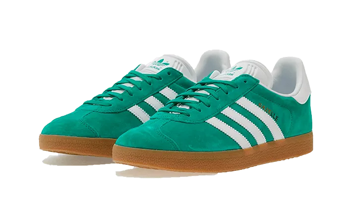 Market Vibe Gazelle Court Green Footwear White