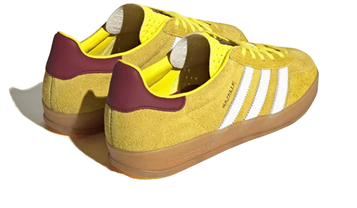 Slip On Style Timeless Appeal Shoes Gazelle Indoor Bright Yellow Burgundy