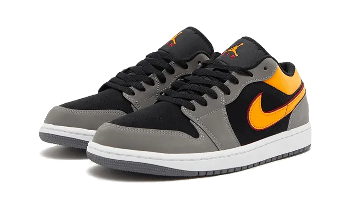 Air Jordan 1 Low Black Vivid Orange Any Season