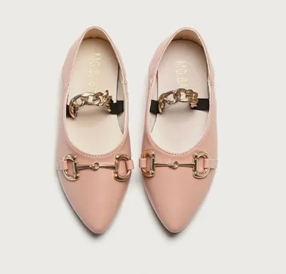Girls Mary Jane Shoes Soft Sole Leather Flat Shoes Spring Kids