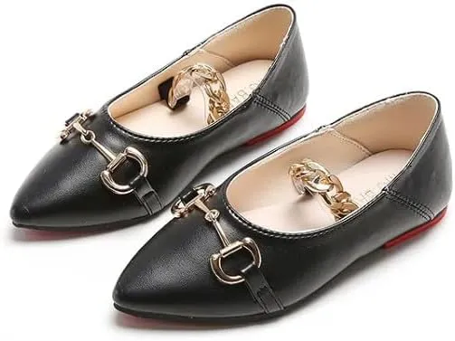 Girls Mary Jane Shoes Soft Sole Leather Flat Shoes Spring Kids