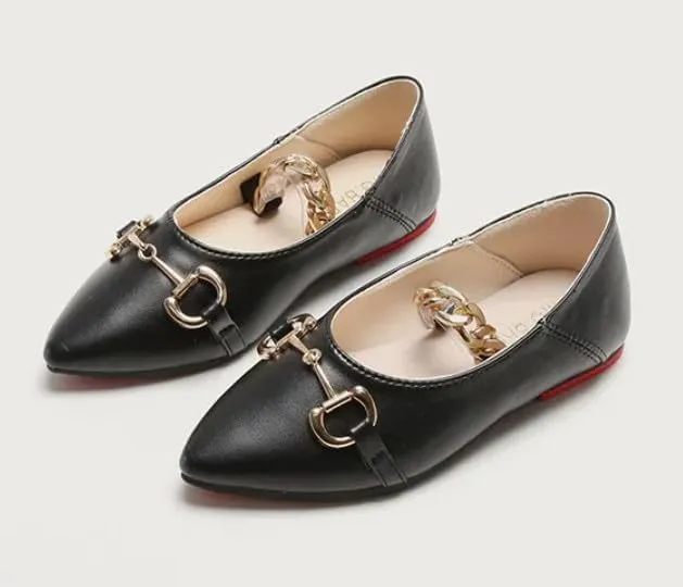 Girls Mary Jane Shoes Soft Sole Leather Flat Shoes Spring Kids