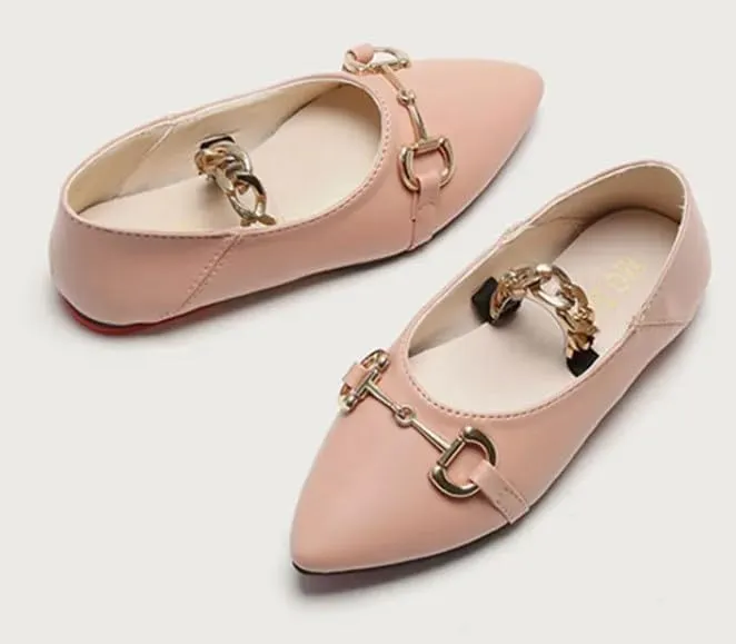 Girls Mary Jane Shoes Soft Sole Leather Flat Shoes Spring Kids