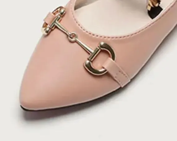 Girls Mary Jane Shoes Soft Sole Leather Flat Shoes Spring Kids