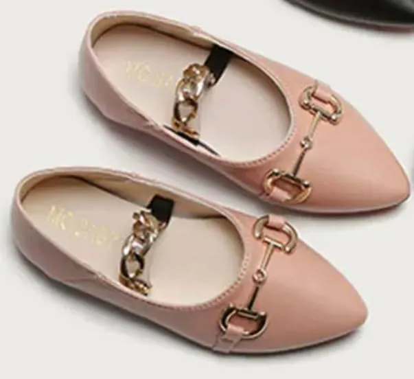 Girls Mary Jane Shoes Soft Sole Leather Flat Shoes Spring Kids