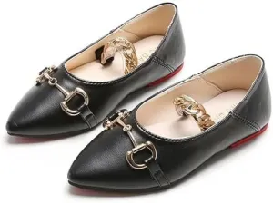 Girls Mary Jane Shoes Soft Sole Leather Flat Shoes Spring Kids
