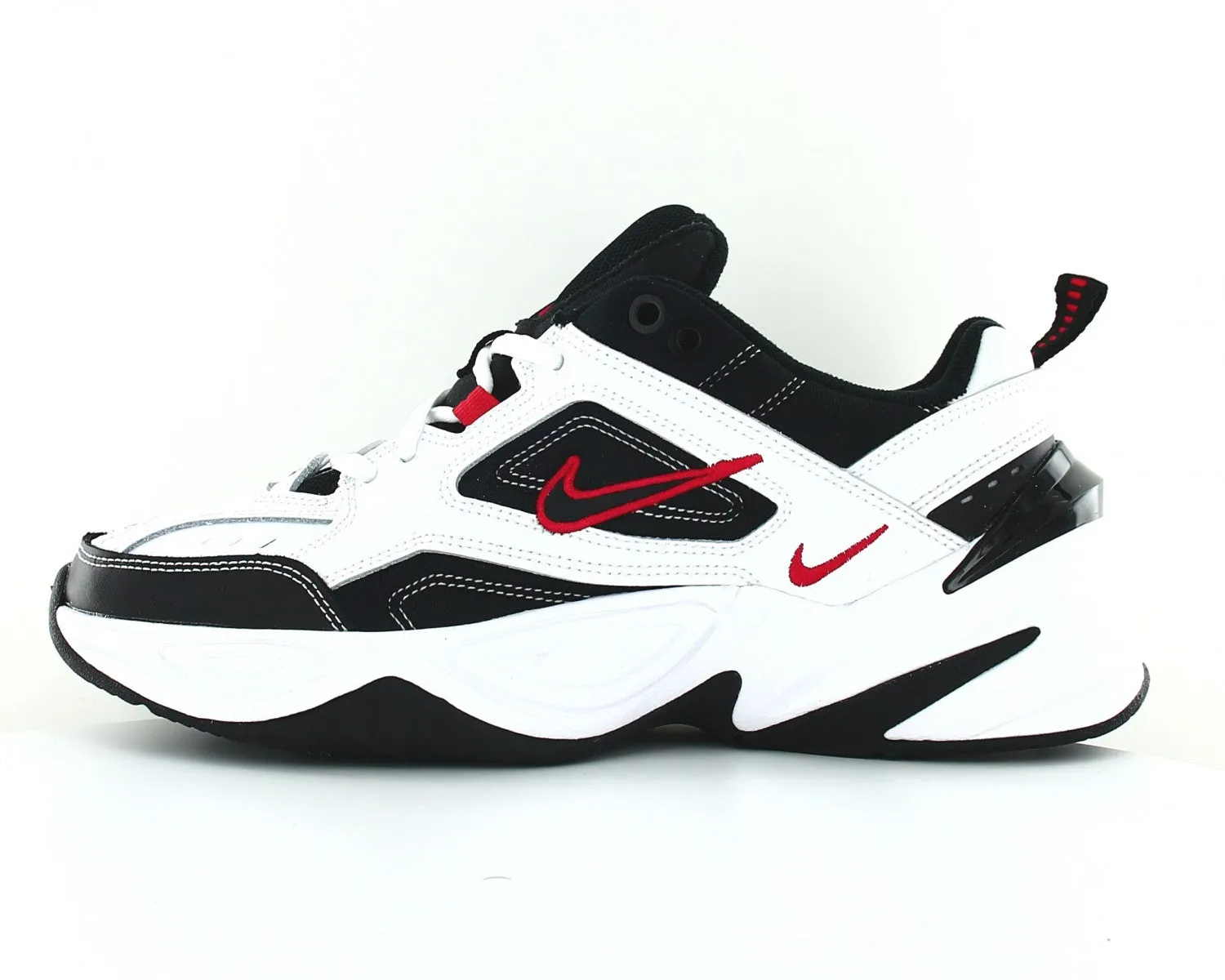 Nike M2K Tekno Blanc Noir Rouge Weather Friendly Timeless Chic