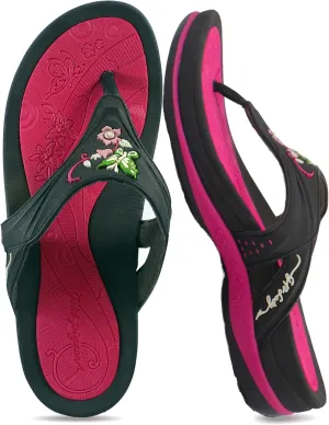 Gold Pigeon Shoes SIGNATURE Comfort Ergonomic Walking Flip Flops for Women
