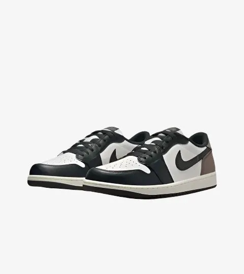 Air Jordan 1 Low OG 'Mocha' yellow running shoes curved track running wear