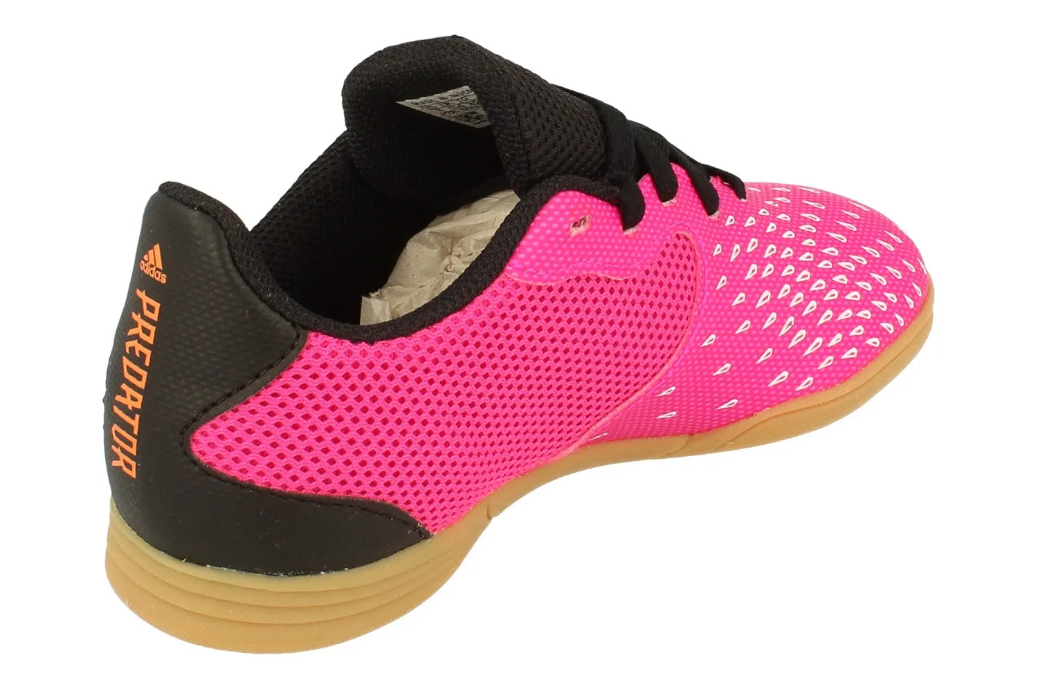 Adidas Predator Freak.4 In Sala Junior Football Trainers Boots FW7539 Play Stability Tight Lining