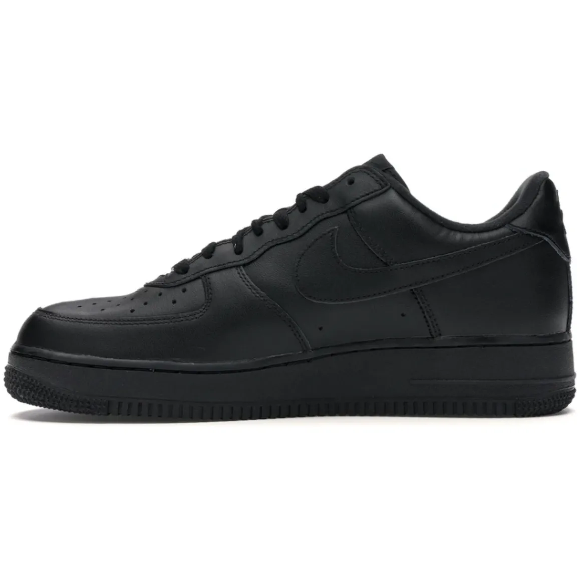 Nike Air Force 1 Low Supreme - Black Lake Side Square Toe Design
