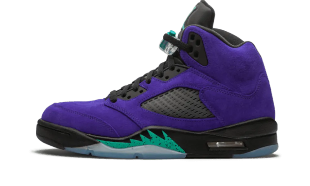 Tactile Surface Grip Quick Drying Air Jordan 5 Retro Alternate Grape