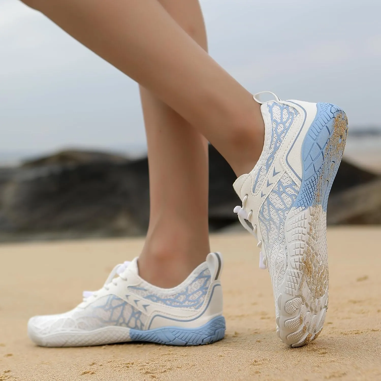 Hike Barefoot Shoes Women, New Hike Shoes Women Men, Breathable & Non-Slip Trail Athletic Footwear, Surfing & Wading Wide-Toe Box