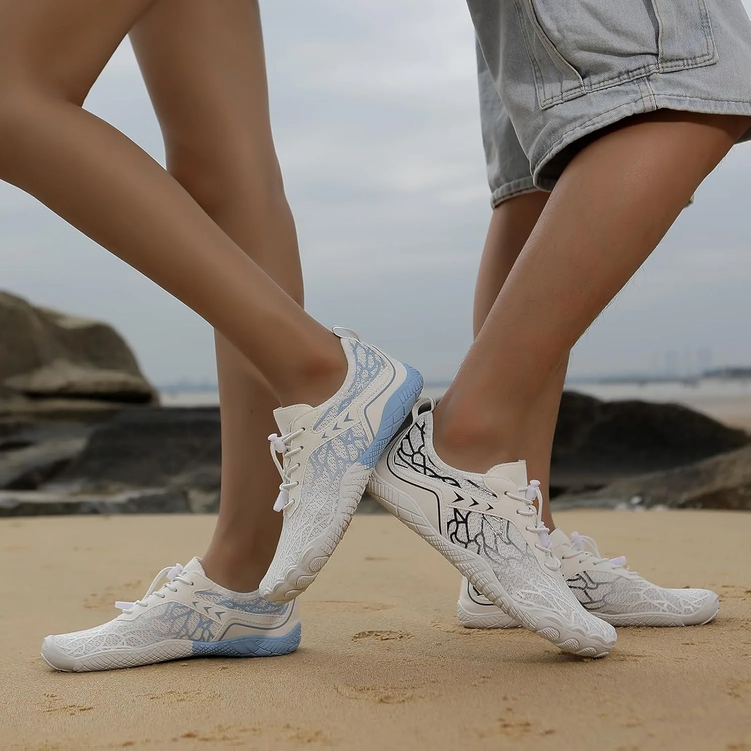 Hike Barefoot Shoes Women, New Hike Shoes Women Men, Breathable & Non-Slip Trail Athletic Footwear, Surfing & Wading Wide-Toe Box