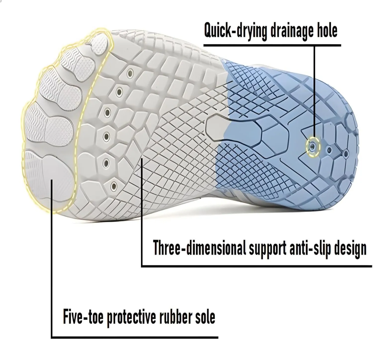 Hike Barefoot Shoes Women, New Hike Shoes Women Men, Breathable & Non-Slip Trail Athletic Footwear, Surfing & Wading Wide-Toe Box