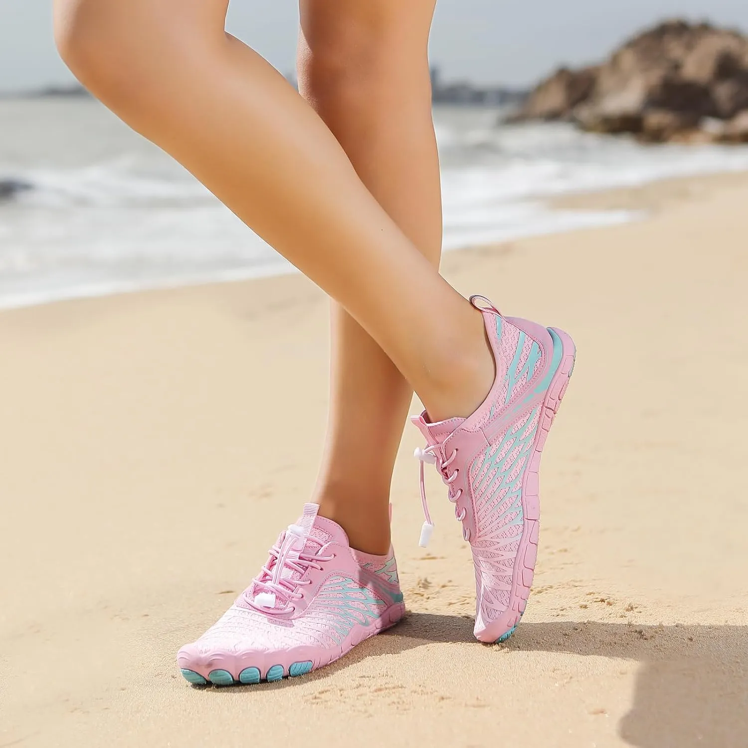 Hike Barefoot Shoes Women, New Hike Shoes Women Men, Breathable & Non-Slip Trail Athletic Footwear, Surfing & Wading Wide-Toe Box