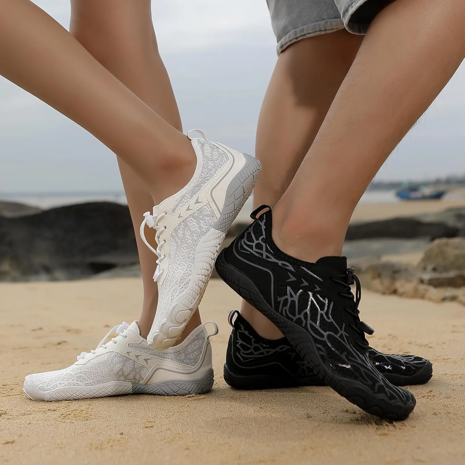 Hike Barefoot Shoes Women, New Hike Shoes Women Men, Breathable & Non-Slip Trail Athletic Footwear, Surfing & Wading Wide-Toe Box
