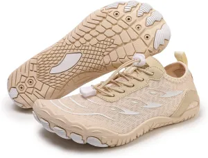 Hike Barefoot Water Shoes for Women Men Footwear Quick Dry Wide Toe Box Pro Beach Swim Athletic Sports Shoes Non-Slip Aqua Shoe Pool Hiking Walking Diving Surfing Breathable Hiking Footwear