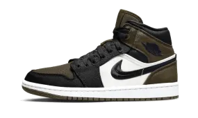 No Rub Air Jordan 1 Mid SE Light Olive