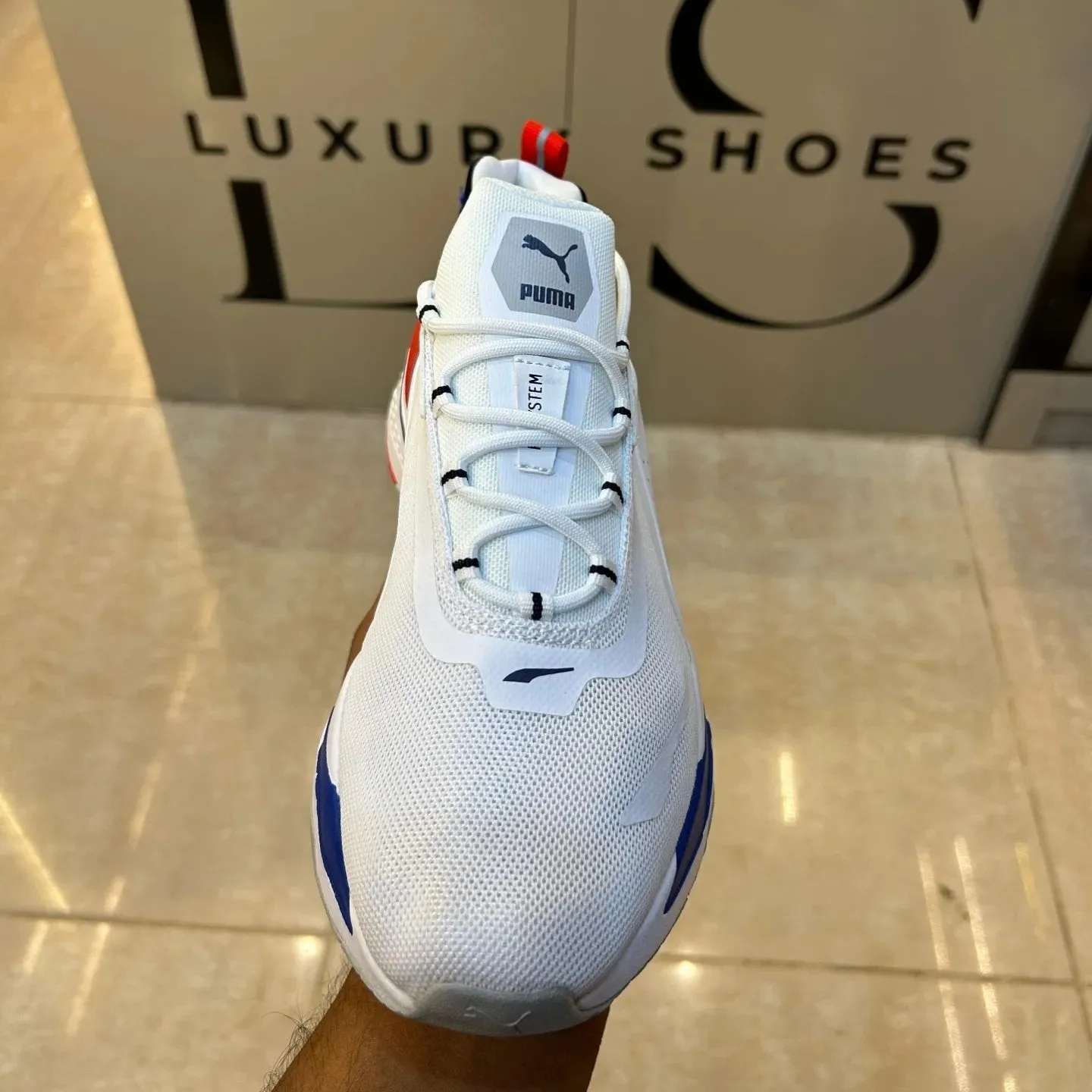 Flexibility Boost Puma R-system Red-blue Sports Shoes