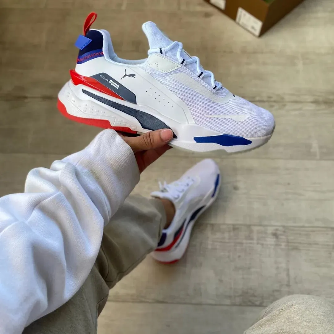 Puma R-system Red-blue Sports Shoes Unique Sole