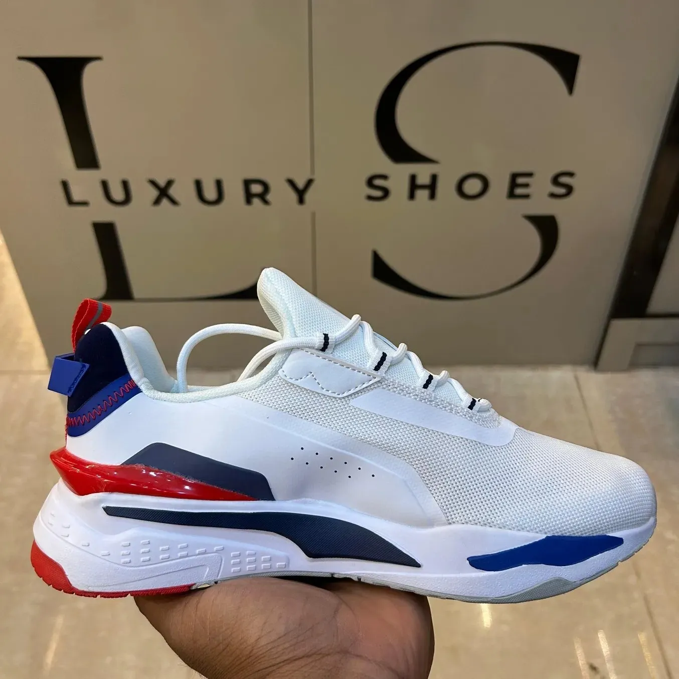 Puma R-system Red-blue Sports Shoes Smart Ease