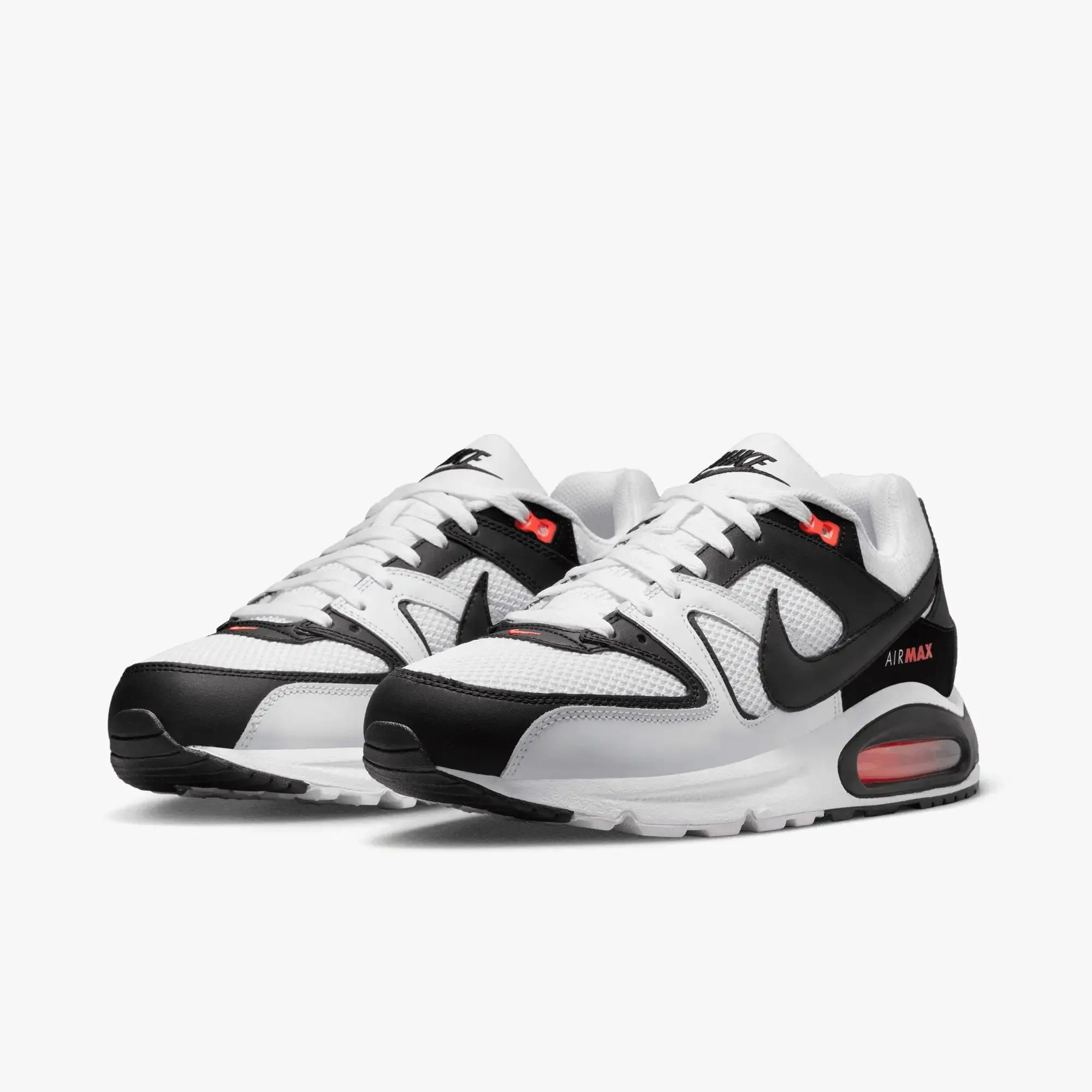 Nike Air Max Command (White/Black/Red) High-performance ease Elastic Lace System