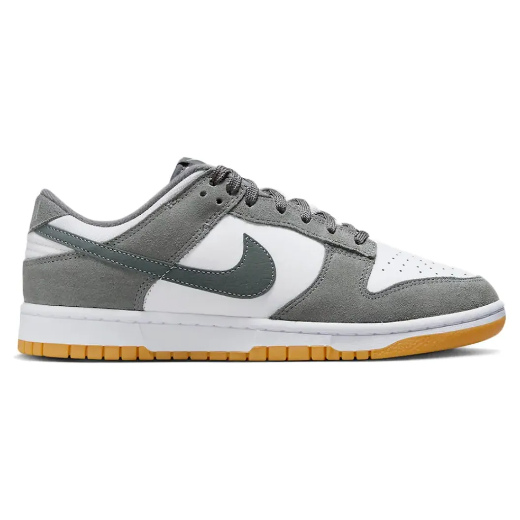 Nike Dunk Low Grey Suede Gum Comfort Option Wide Toe Box Engineering