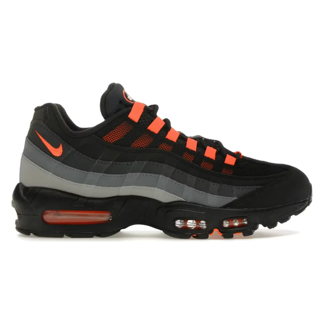 Nike Air Max 95 Black Hyper Crimson Responsive Forefoot Cage
