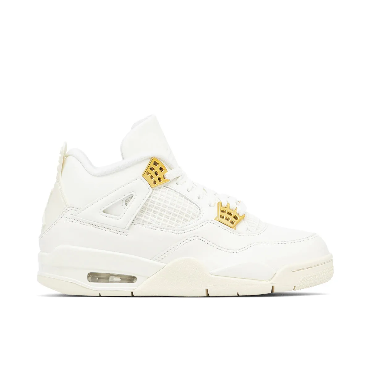 Breathable Lining Jordan 4 Retro Metallic Gold (Women's)