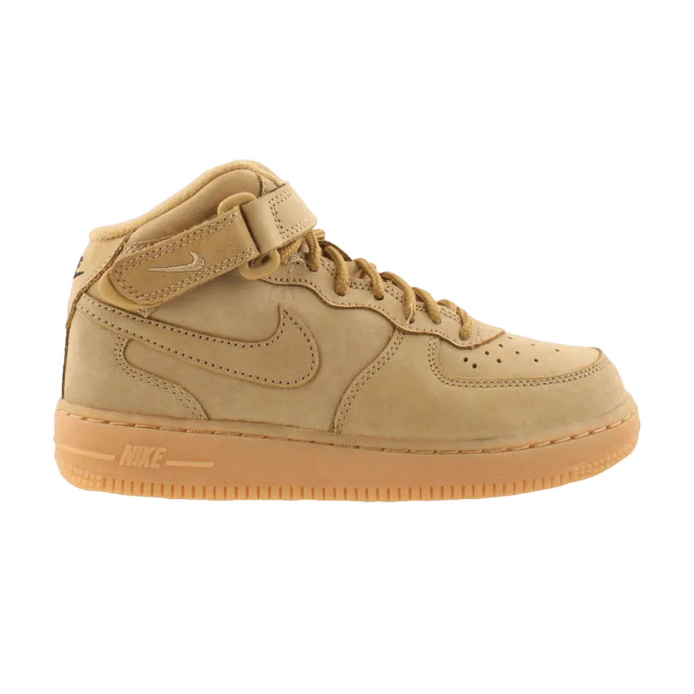 Infant Air Force 1 Mid Flax Steady Motion Flat Grip