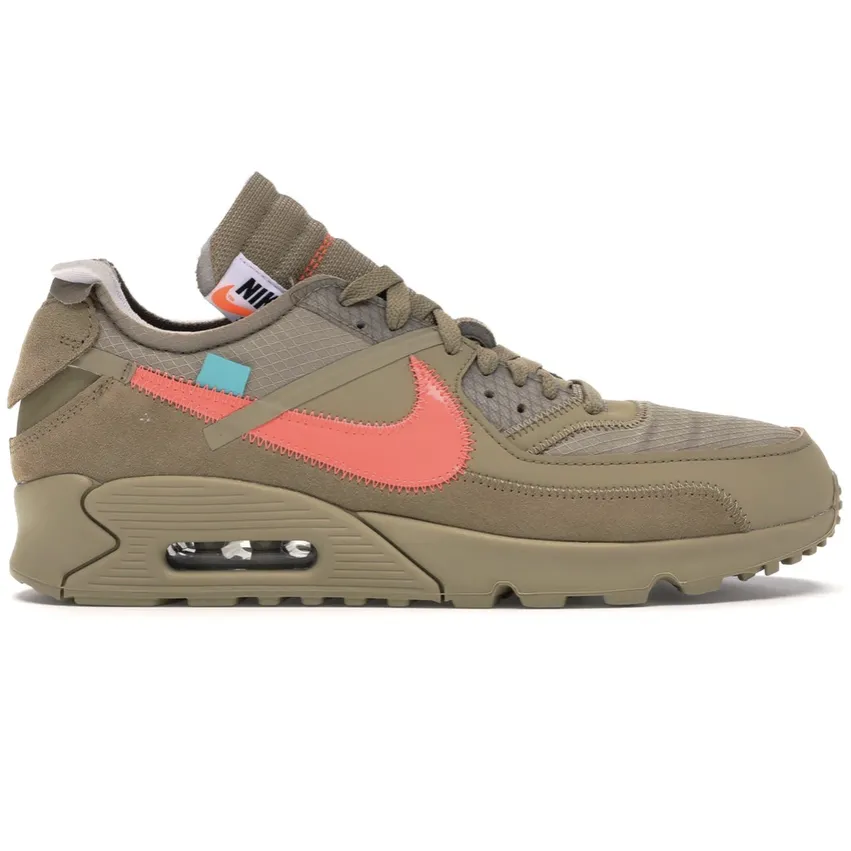 Nike Off White Air Max 90 Desert Ore Indoor Outdoor