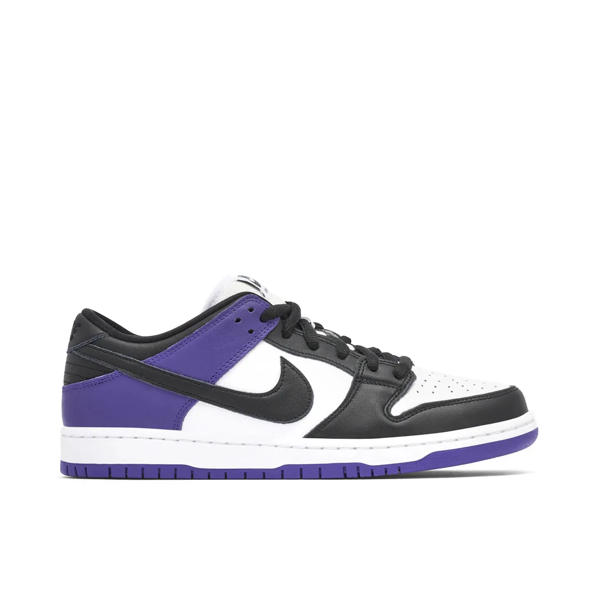 Nike SB Dunk Low Court Purple Heel Balance