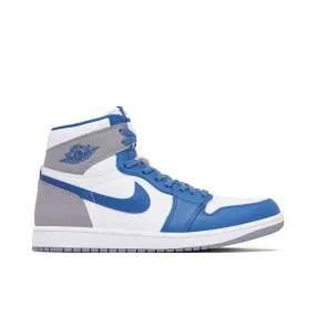 running in straight tracks shoes RippleTread Jordan 1 High OG True Blue