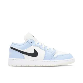Performance-driven sleek - look Jordan 1 Low Ice Blue Black (GS)