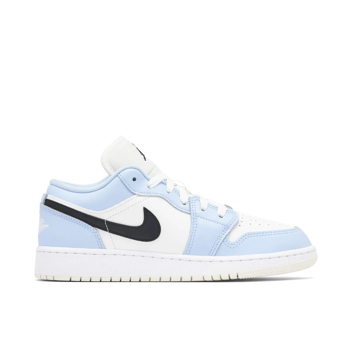 Performance-driven sleek - look Jordan 1 Low Ice Blue Black (GS)