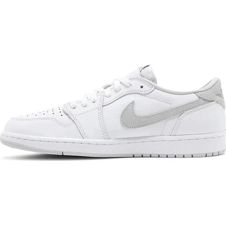 reflective - details - safety shoes Jordan 1 Low OG Neutral Grey (2021)