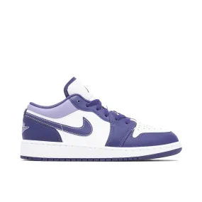 modern - style shoes vegan running option Jordan 1 Low Sky J Purple (GS)