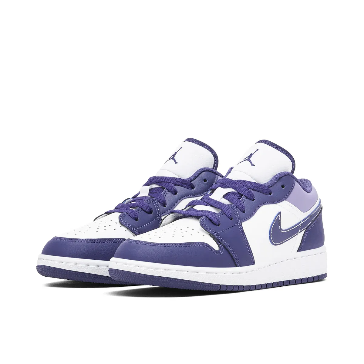 tie - dye - design shoes Jordan 1 Low Sky J Purple (GS)