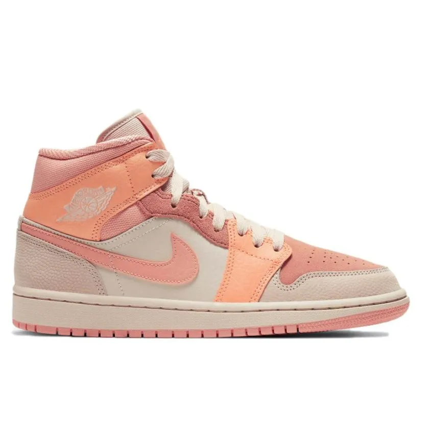 collector's - item running gear high - top shoe type Jordan 1 Mid Apricot Orange (W)