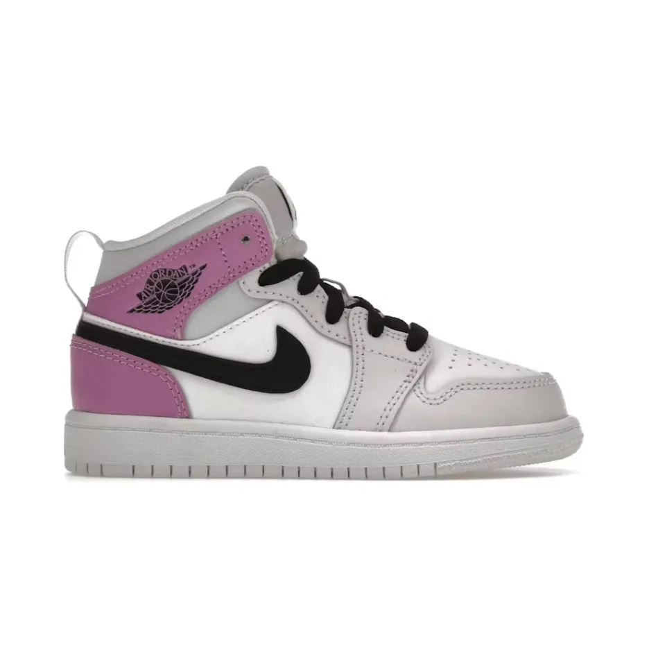 Jordan 1 Mid Barely Grape (PS) Comfort Padding Around Ankle