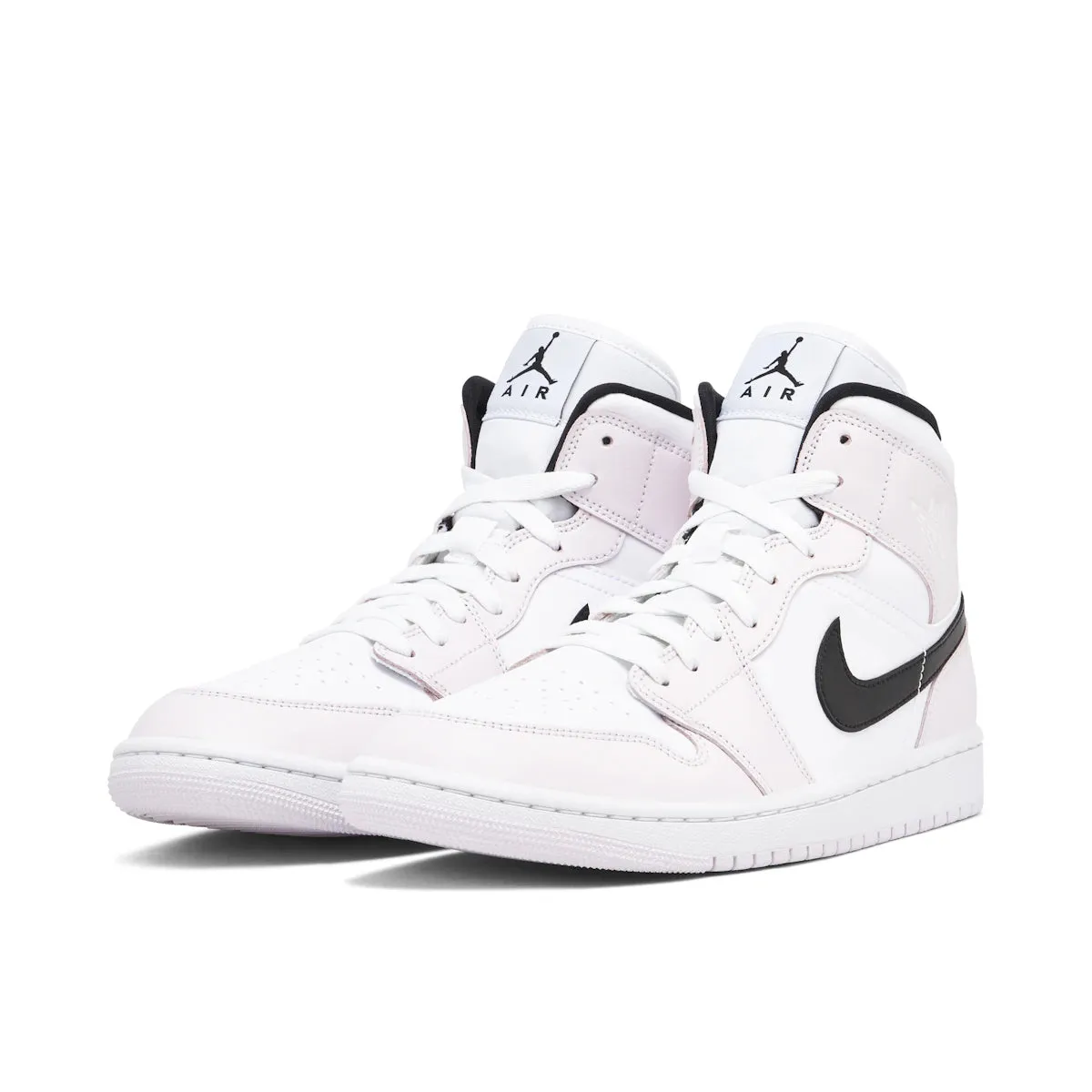 hard - rubber sole shoes Jordan 1 Mid Barely Rose (W)