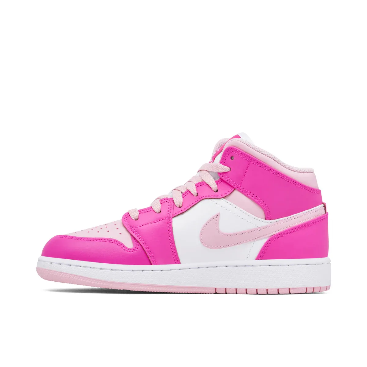 Jordan 1 Mid Fierce Pink (GS) mid-top shoes