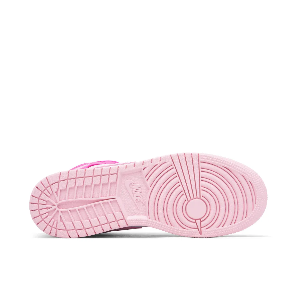 Jordan 1 Mid Fierce Pink (GS) compression foam