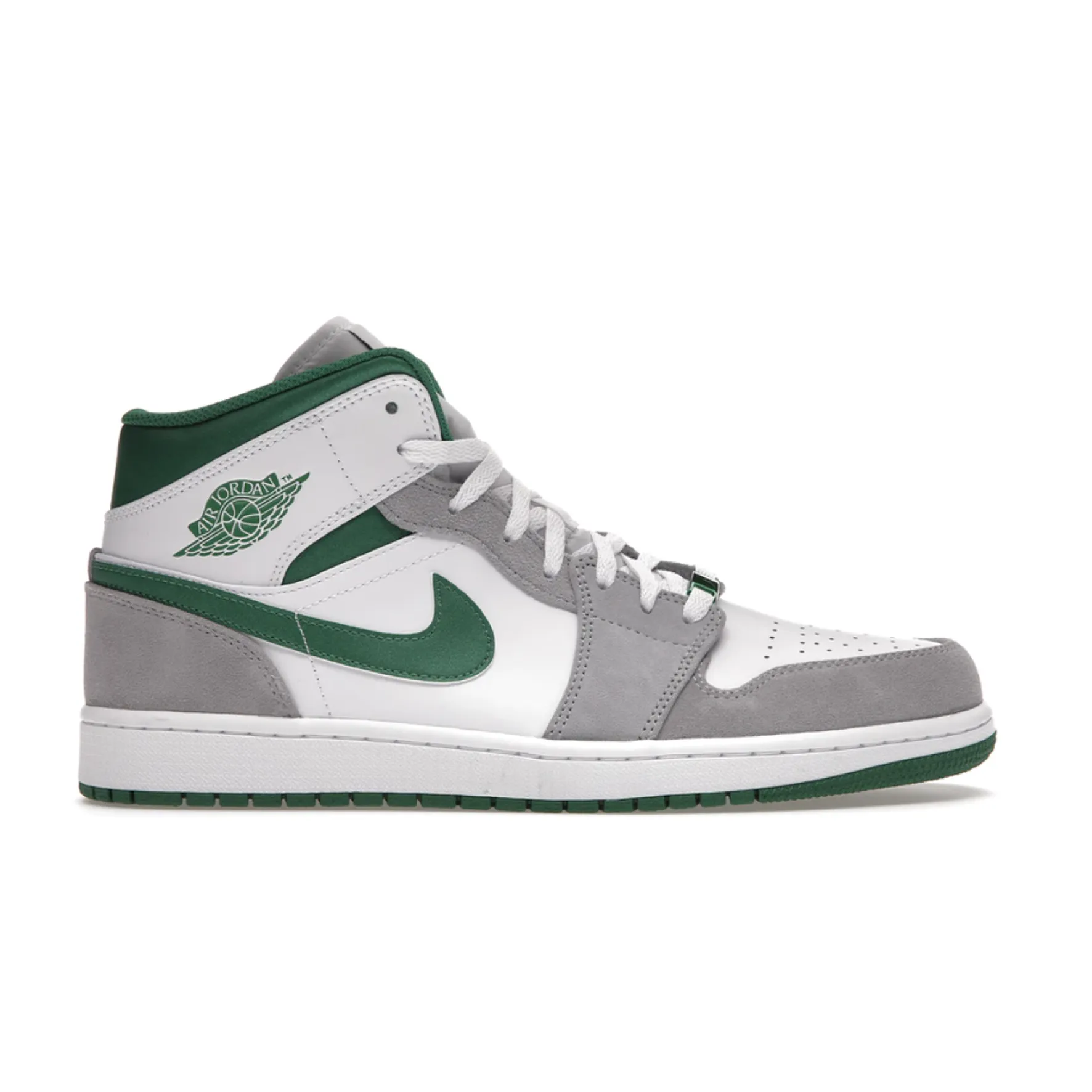 Jordan 1 Mid Grey Green Renewable low - cost shoes